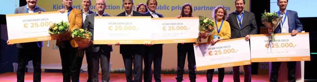 Vijf onderzoeksteams zetten HTSM-geld in voor het oplossen van maatschappelijke uitdagingen